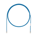 Cable de Parcheo UTP Cat6A, CM/LSZH, Diámetro Reducido (28AWG), Color Azul, 0.91 Metros (3 Pies)