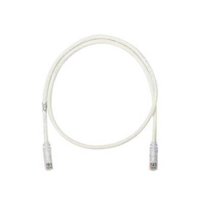 Cable de Parcheo UTP Categoría 6, con Plug Modular en Cada Extremo - 1.5 Metros (4.92 Pies) - Blanco Mate