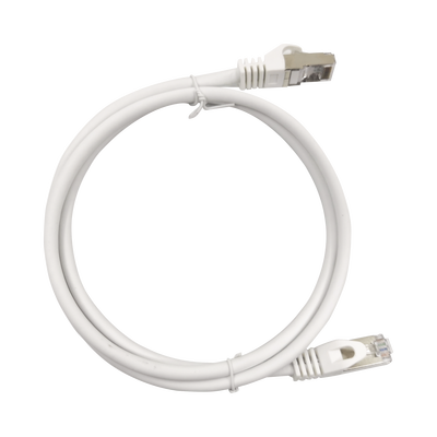 [LP-STP-6A-700WH] Patch Cord Cat6A 10G Blindado 7.0 Metros (22.96 Pies) Blanco