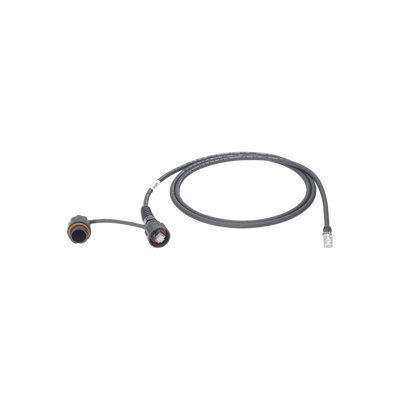 [IUTP6X1MBLR] Patch Cord Cat6A IndustrialNet, UTP, Con Plug Industrial y Tapa en un Extremo, 1 Metro (3.28 Pies)