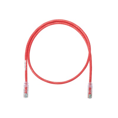 Cable de Parcheo UTP Categoría 6, con Plug Modular en Cada Extremo - 3 Metros (9.84 Pies) - Rojo