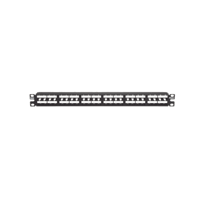 [CPP48HDWBLY] Panel de Parcheo Modular Mini-Com (Sin Conectores), Plano, Sin Blindaje, Alta Densidad, Identificación Pre-Impresa, de 48 Puertos, 1UR
