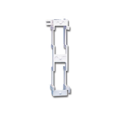[S89B] Bracket para Montaje de Regleta S66, Acepta 1 Regleta M150 y 1 Conector de 25 Pares de Cada Lado