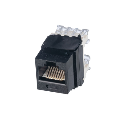 [DRJ688TGBL] Conector Jack RJ45 Cat6 de Repuesto, Estilo 110 (De Impacto), Para Patch Panel DP de Panduit