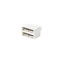 Clip de Puente, Para Uso con Regletas S66 de Siemon, de 1 Par, Color Blanco