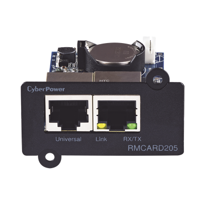 [RMCARD205] Tarjeta de Administración Remota para UPS CyberPower Modelos PR, OL y OR hasta 5 kVA y PDUs con Tarjeta de Expansión