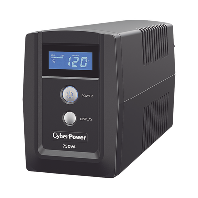 [OM750ATLCD] UPS de 750 VA/300 W, Topología Línea Interactiva, Entrada 120 Vca NEMA 5-15P, y 6 Salidas NEMA 5-15R, Con Regulador de Voltaje (AVR)