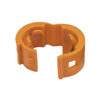 Kit de 25 Clips de Identificación Para Patch Cords, Compatible con Diámetros de 4.7 a 7.8 mm (0.19 a 0.31 Pulgadas), Color Naranja