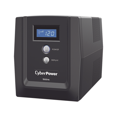 UPS de 1500 VA/900 W, Topología Línea Interactiva, Entrada 120 Vca NEMA 5-15P, y 8 Salidas NEMA 5-15R, Con Regulador de Voltaje (AVR)