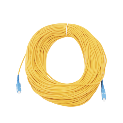 Jumper de Fibra Óptica Monomodo SC/UPC-SC/UPC Simplex de 60 Metros (196.85 Pies), 3mm