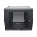 Gabinete de Pared con Puerta Perforada, 635mm de Profundidad, 9U Rack de 19 in, Acero Reforzado