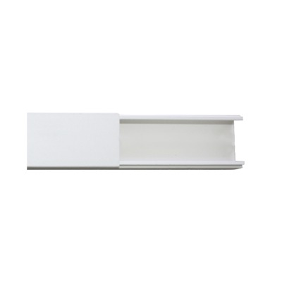 [TMK-1735-SD] Canaleta en color blanco sin división, 35 x 17 tramo 2.5m (5301-01260) 