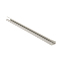 Canaleta LD10 de PVC rígido, con cinta adhesiva para instalación sin herramientas, de 38.4 x 24 x 1828.8 mm, Color Blanco Mate