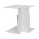 Esquinero Interior Color Blanco de PVC Auto Axtinguible, Para Canaleta TMK-4577 (5520-02001)