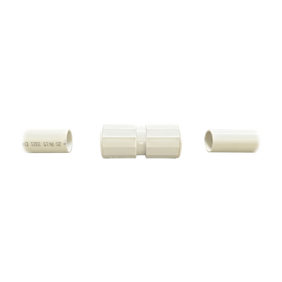 [DX-43-040] Manguito / Cople Morbidx IP67 libre de halógenos para unir tubería rígida de 40 mm (1 1/2") permite una instalación hermética no necesita pegamento 