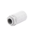 Conector de tubería rígida a caja (Racor), PVC Auto-extinguible, de 20 mm