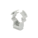 Soporte de collar (Abrazadera), PVC Auto-extinguible, cerrado para tubería de 16 mm