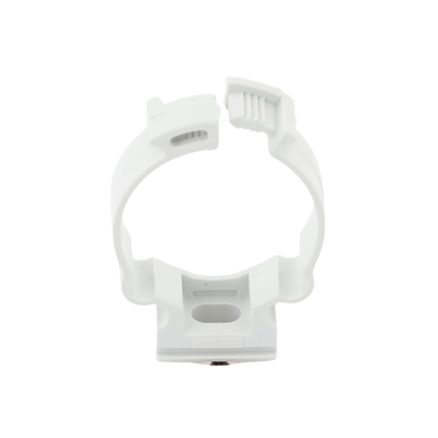 [GW-50-608] Soporte de collar (Abrazadera), PVC Auto-extinguible, cerrado para tubería de 32 mm