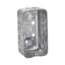 Caja (Chalupa) 4x2"/ Profundidad 1-7/8"/ 10 Entradas de 1/2"/ Troquelada. 