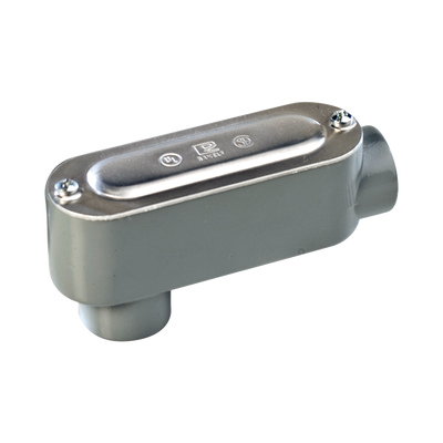 [OLB-0093C] Caja Condulet tipo LB de 1" (25.4 mm) Incluye tapa y tornillos.
