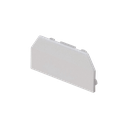 Tapa Final, para uso con canaleta T45, Material PVC Rígido, Color Blanco Mate