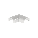 Conexión en ángulo recto "L", para uso con canaleta LD5, material ABS, Color Blanco