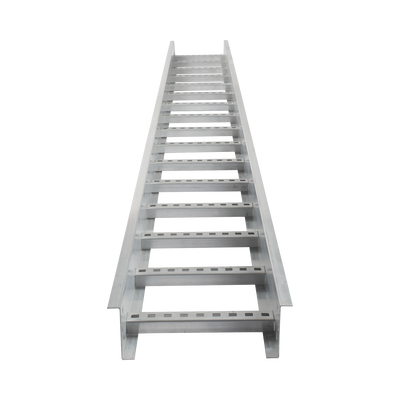 [CH-E89PX6AK] Escalera de Aluminio Portacables / Perfil Z / Peralte 3 1/4" /Paso 9" / Ancho 6" / 3.66 metros / Capacidad Máx. 137 Cables / Incluye Cople Union y Tornillería
