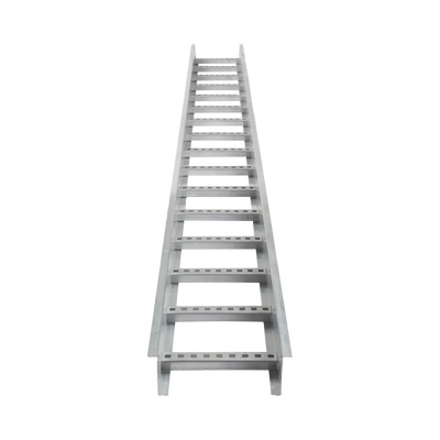 [CH-E89PX9AK] Escalera de Aluminio Portacables / Perfil Z / Peralte 3 1/4" /Paso 9" / Ancho 9" / 3.66 metros / Capacidad Máx. 205 Cables / Incluye Cople Union y Tornillería