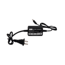 Adaptador de Pared de 12Vcc @ 1 A con cable y clavija Nema 1-15 / 0.5 metros a la toma de alimentación / 0.5 metros a la conexión del dispositivo
