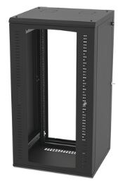 [AYV-RACK-RCRR-] Gabinete Abatible de Pared (Con Marco Trasero) con Rack 19" de 24 Unidades. Ventana de Cristal Templado.
