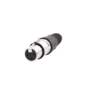 Conector XLR 3 Pines Hembra | Ideal para Conexiones de Micrófonos y Mezcladoras | Equipo de Audio Profesional