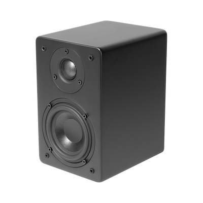 Altavoz de Estantería | Woofer  de 4'' | Tweeter de 1 | Acabado negro mate | 40 watts | 8ohms