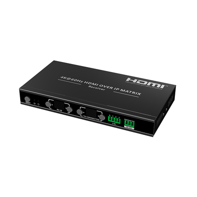 [TTMOIPRX]  Receptor | Extensor de matriz HDMI sobre IP IG de 4K60 Hz con videowall