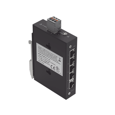 [8521111/000-001] Switch Industrial ECO-Switch / 5 Puertos Gigabit 1000Base-T / Montaje Carril DIN / IP30 / -40°C a +70°C / Alimentación 12-48 VDC