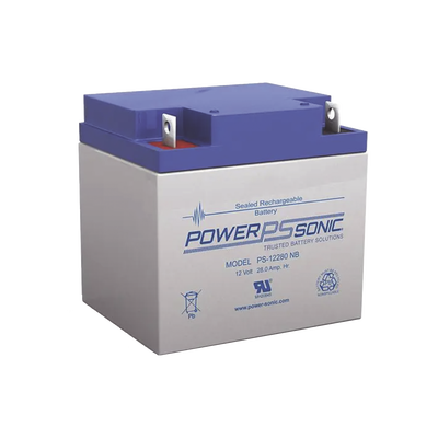 Batería 12V, 28AH, Para Respaldo, Tecnologías AGM/VRLA, 5 Años Vida Útil, Terminales NB, Reconocida UL 