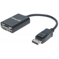 MANHATTAN - 151962 Adaptador DisplayPort M a VGA H 15cm