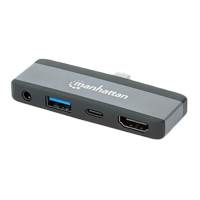 MANHATTAN - 190404 - Docking Station USB-C 4 en 1 adaptador portátil