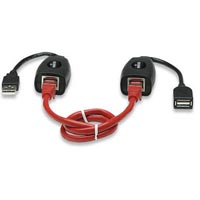 MANHATTAN 179300 - Extensor de línea USB/ Hasta 60m de extensión / Velocidad de hasta 12Mbps / BUS de alimentación