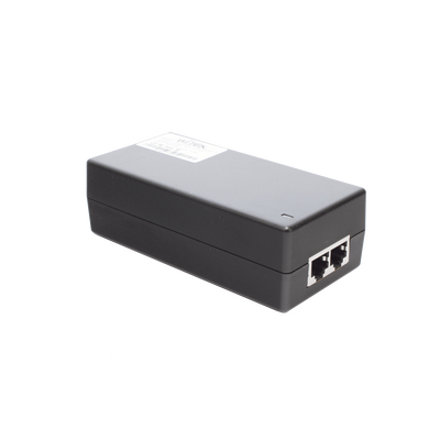 [WI-POE55-48V-60W] Inyector Hi-PoE 60 W Gigabit / Alimenta Equipos PoE 802.3 af Hasta 15W - PoE at Hasta 30W - PoE bt Hasta 60W / Instalación Para Interior / Alcance de Hasta 100 metros / Plug and Play / No se Necesita Configurar