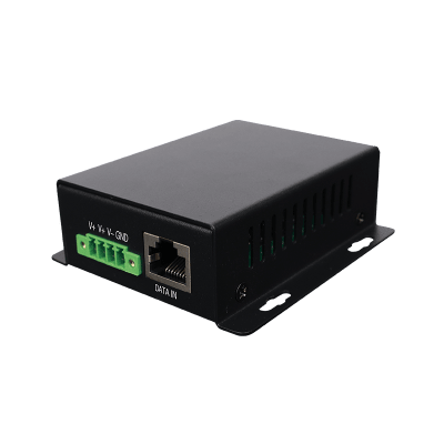 [WI-POE62-48V] Inyector PoE Industrial / Ideal para Aplicaciones Solares / Entrada 9-42 Vcc / Salida PoE 48V / Conexión plug and play / Ideales para Conectar Cámaras PoE