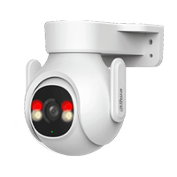 DAHUA DH-P3B-PV- Cámara IP PT WiFi de 3 Megapíxeles con audio bidireccional (micrófono y altavoz), sirena de 110 dB, WiFi 6, detección de personas y vehículos, IP65 y ranura MicroSD. #WiFiDahua#DHWifi