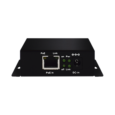 [WI-PE31G] Inyector PoE Extenido Industrial / PoE 802.3 af/at Hasta 30W / Conexión plug and play / Alcance de hasta 250 metros / Aplicaciones CCTV / Alimentación PoE af/at o Vcc 37-57 Vcc