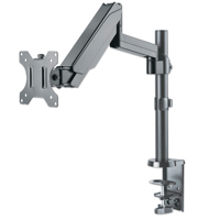Soporte universal de pared para monitor MANHATTAN con pistón a gas,Soporta un monitor de 17