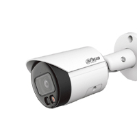 DAHUA IPC-HFW2449S-S-IL - Camara Bullet IP 4 Megapixeles/ Iluminador Dual Inteligente+Full Color/ WizSense/ Lente de 2.8mm/ 95 Grados/ Microfono Integrado/ 30 Mts de IR y Luz Visible/ Metal/ Ranura Mi