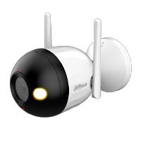 DAHUA F4CN-PV - Cámara IP Bullet WiFi de 4 Megapíxeles / Full Color + Iluminación Dual Inteligente / Disuasión Activa/ Lente 2.8mm / Audio 2 Vías/ Micrófono y Altavoz Integrados/ 30 Metros de Iluminac