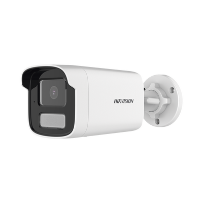 [DS-2CD1T83G2-LIU(F)] [Dual Light] Bala IP 8 Megapixel  (4K) / Lente 4 mm / 50 mts IR + 50 mts Luz Blanca / Micrófono Integrado / ACUSENSE Lite / Exterior IP67 / H.265 / PoE  / Micro SD