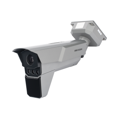 [IDS-TCM403-GIR/POE/0832] Bala IP 4 Megapixel / ANPR / Radar Interconstruido Medición de 5 a 120 Km/h / Reconocimiento y Captura de Placas Vehiculares para Trafico de Alta Velocidad / DARKFIGHTER / WDR 140 dB / IP67 / IK10 / Lente Mot. 8 a 32 mm / 100 mts IR / MicroSD