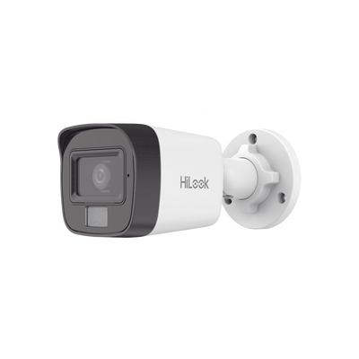 [IPC-B120HA-LUC] [Dual Light] Bala IP 2 Megapixel (1080p) / Lente 2.8 mm / Ángulo de visión 101° / 20 mts IR + 15 mts Luz Blanca / Micrófono Integrado / ACUSENSE Lite / Exterior IP67 / PoE / dWDR / H.265+ / ONVIF