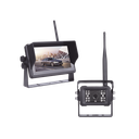 Sistema Profesional Inalámbrico de Cámara de Reversa Infrarroja y Monitor Touch de 7" para Vehículos de Trabajo y Montacargas 