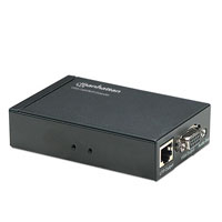 MANHATTAN 177344 - Extensor VGA Cat5/ 5e/6 / Extiende las señales de audio y vídeo hasta 300 m ( Sobre Pedido)